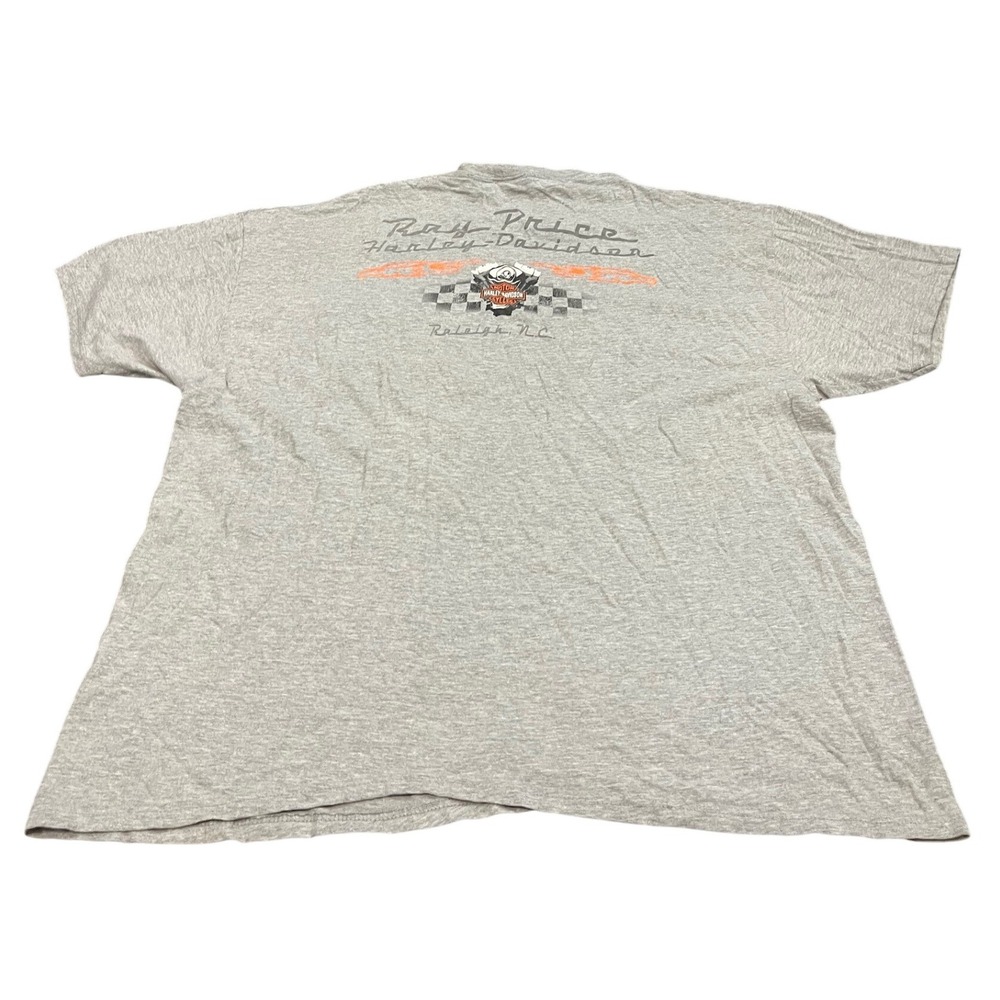 Harley Davidson Pocket T-Shirt Mens 2X Gray Ray Price Raleigh NC Graphic Tee